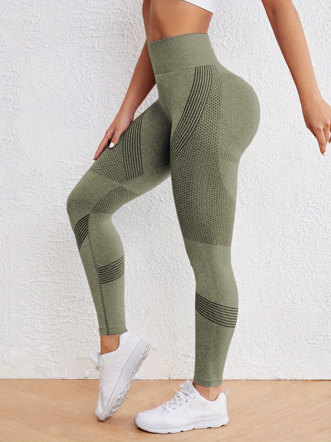 high stretch comfortable quick drying sports leggings high waist seamless yoga pants womens activewear details 27